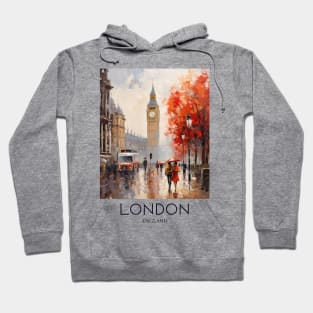 An Impressionist Painting of London - England Hoodie